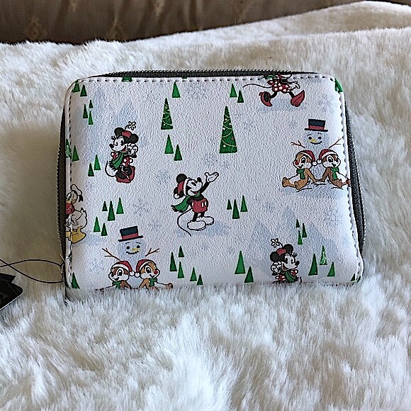 Disney Loungefly Mickey Mouse and Friends Snow Day Christmas Holiday Backpack - Picture 4 of 4